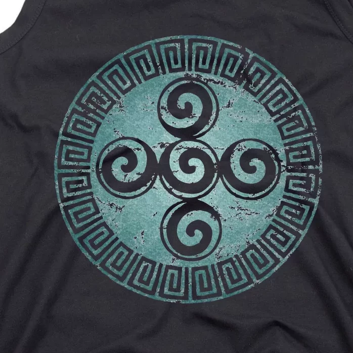 Aztec Symbol Creation Spiral Universe God Indians Tank Top