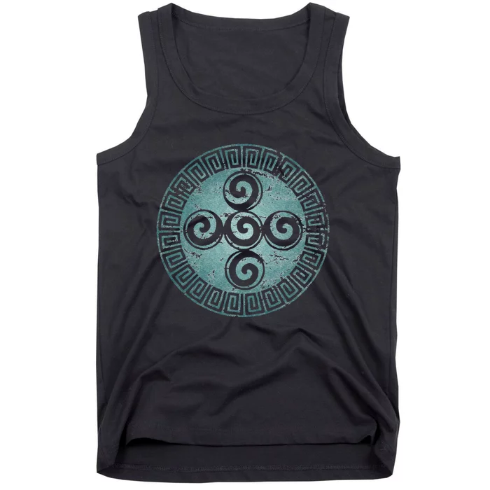 Aztec Symbol Creation Spiral Universe God Indians Tank Top