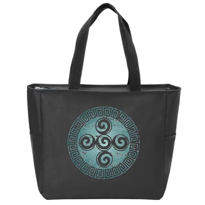 Aztec Symbol Creation Spiral Universe God Indians Zip Tote Bag