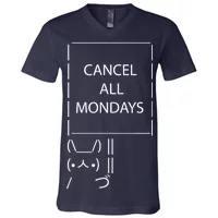 ASCII Bunny Cancel All Mondays T-Shirt