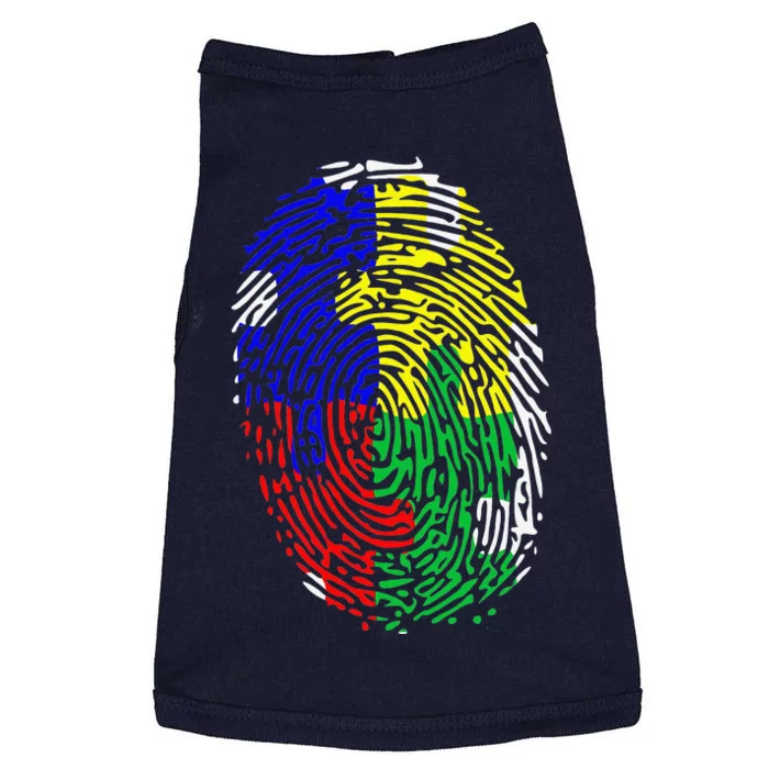 Autism Spectrum Disorder (ASD) Awareness Fingerprint Doggie Tank