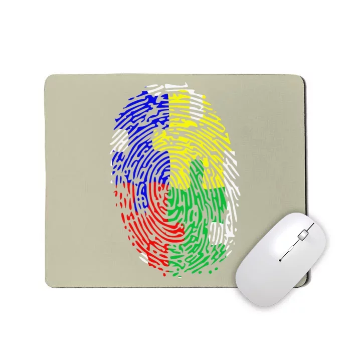 Autism Spectrum Disorder (ASD) Awareness Fingerprint Mousepad