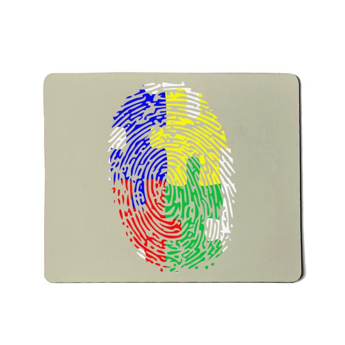 Autism Spectrum Disorder (ASD) Awareness Fingerprint Mousepad