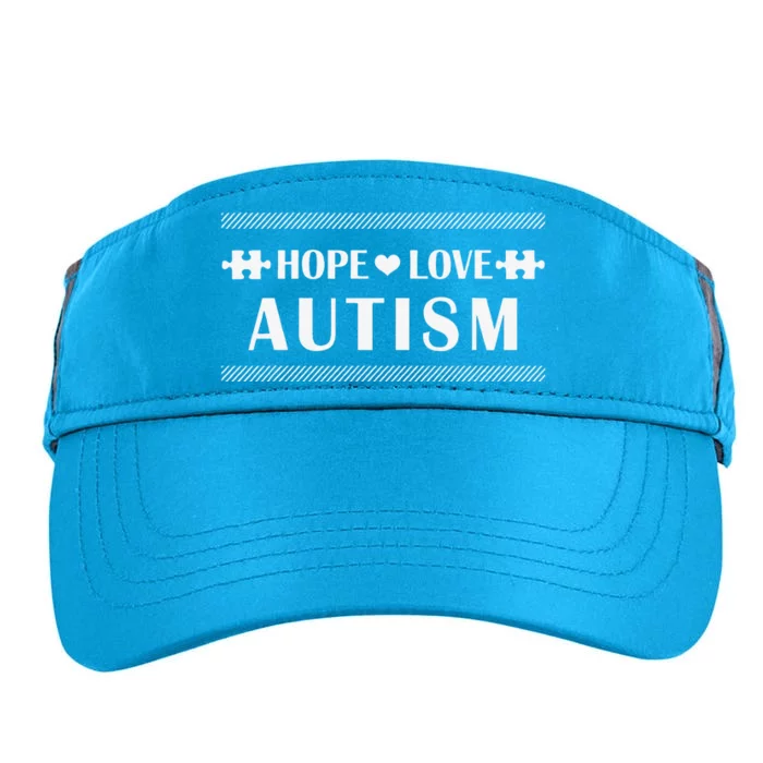 Autism Spectrum Disorder Awareness Month Walk Adult Drive Performance Visor