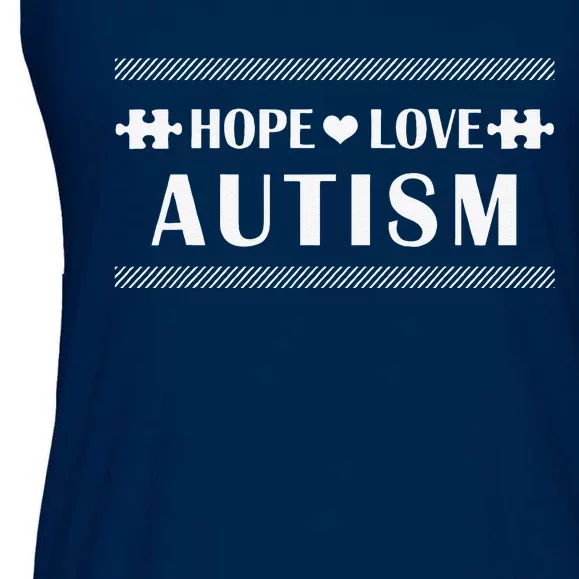 Autism Spectrum Disorder Awareness Month Walk Ladies Essential Flowy Tank