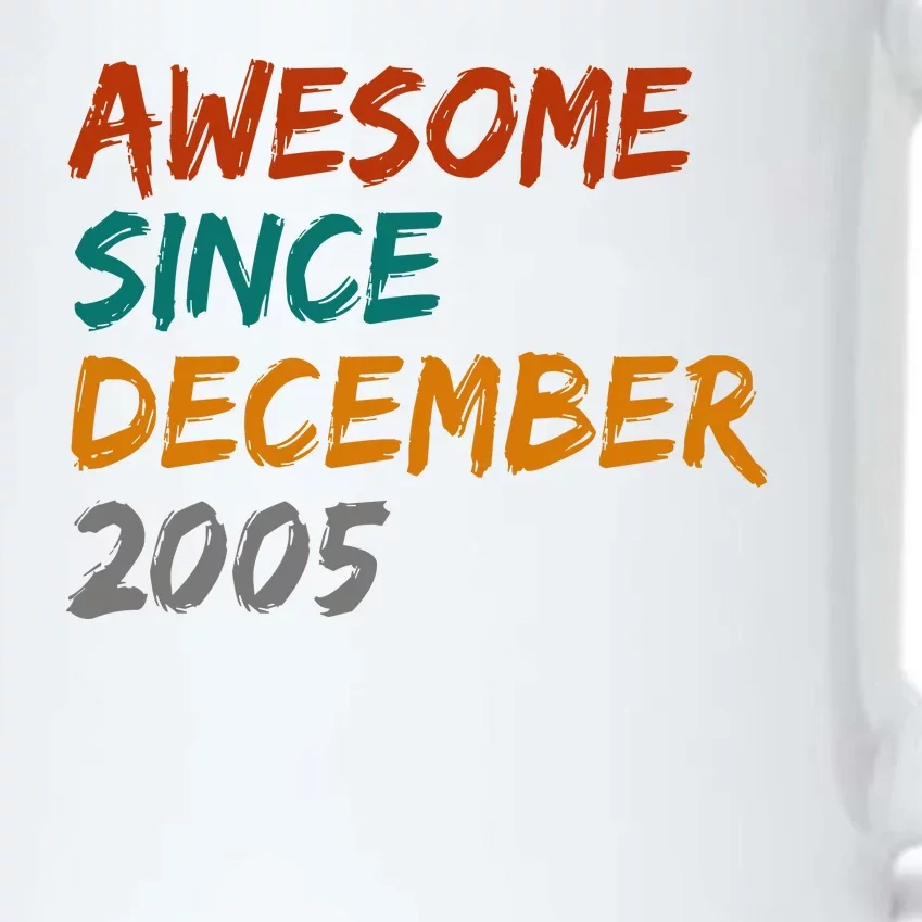 Awesome Since December 2005 Black Color Changing Mug