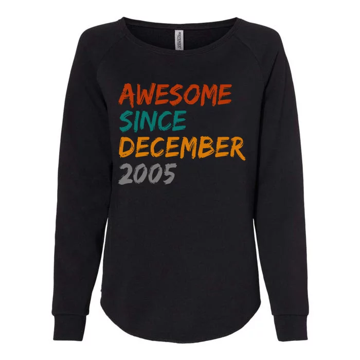 Awesome Since December 2005 Womens California Wash Sweatshirt