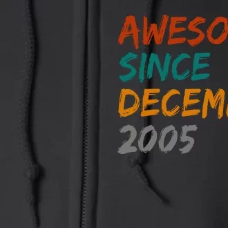 Awesome Since December 2005 Full Zip Hoodie