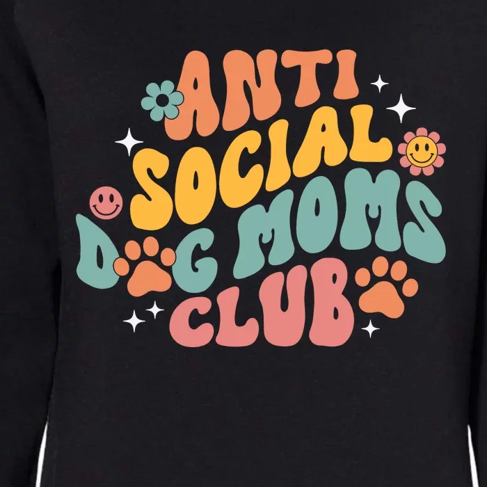 Anti Social Dog Moms Club Womens California Wash Sweatshirt