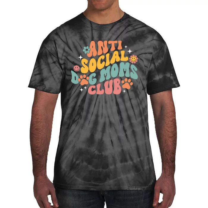 Anti Social Dog Moms Club Tie-Dye T-Shirt