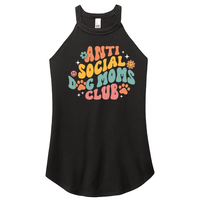 Anti Social Dog Moms Club Women’s Perfect Tri Rocker Tank