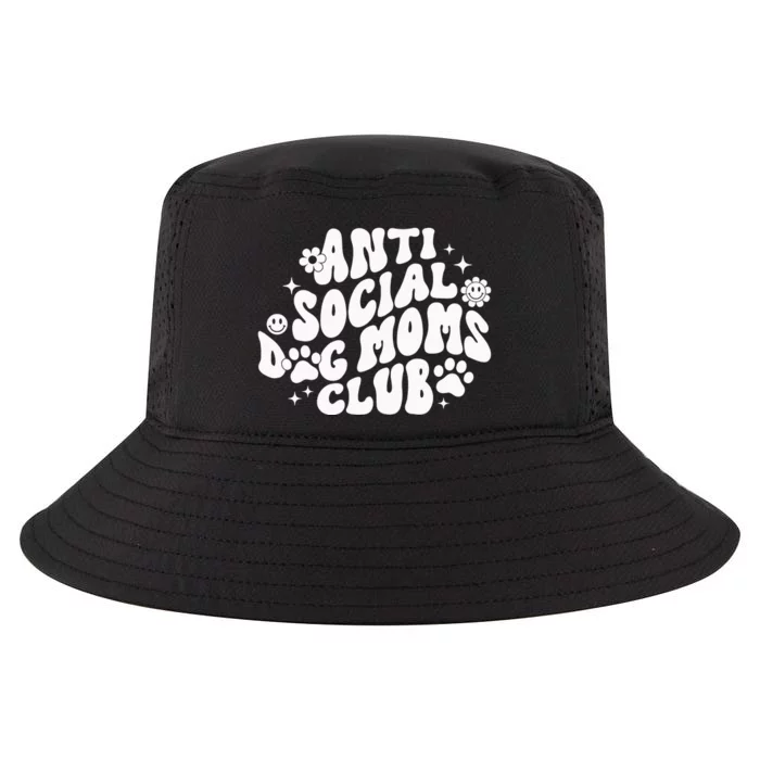 Anti Social Dog Moms Club Black Cool Comfort Performance Bucket Hat