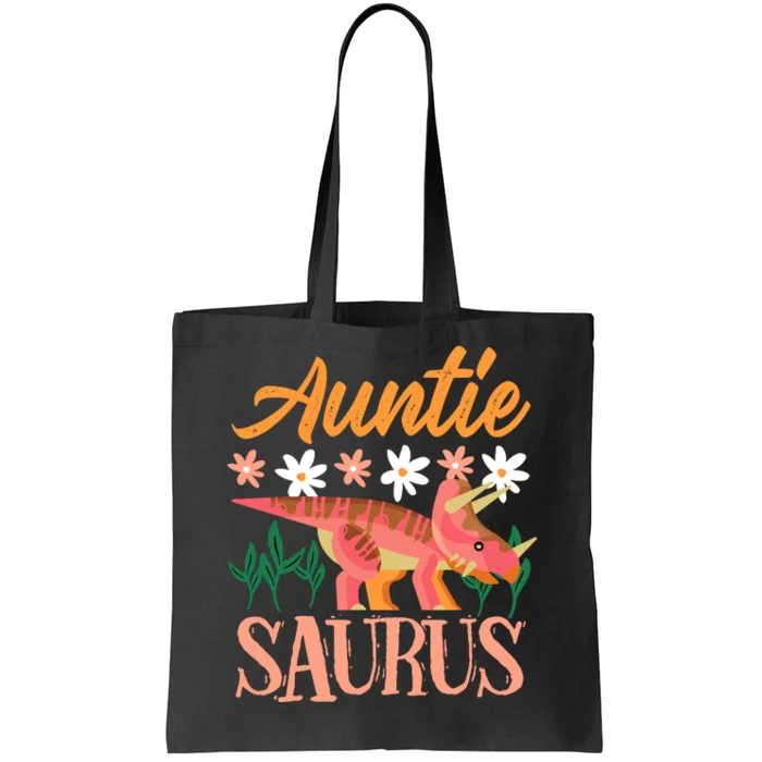 Auntie Saurus Dino Design For Aunt Relative Tote Bag