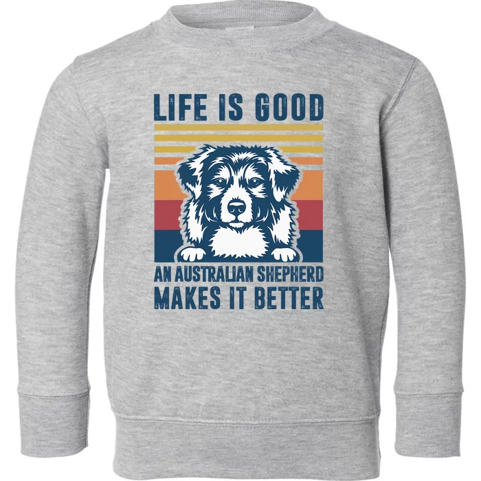 Australian Shepherd Dog Gifts Men Women Australian Shepherd Toddler Sweatshirt