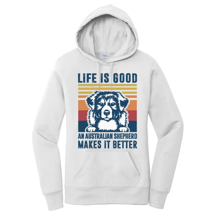 Australian Shepherd Dog Gifts Men Women Australian Shepherd Women's Pullover Hoodie