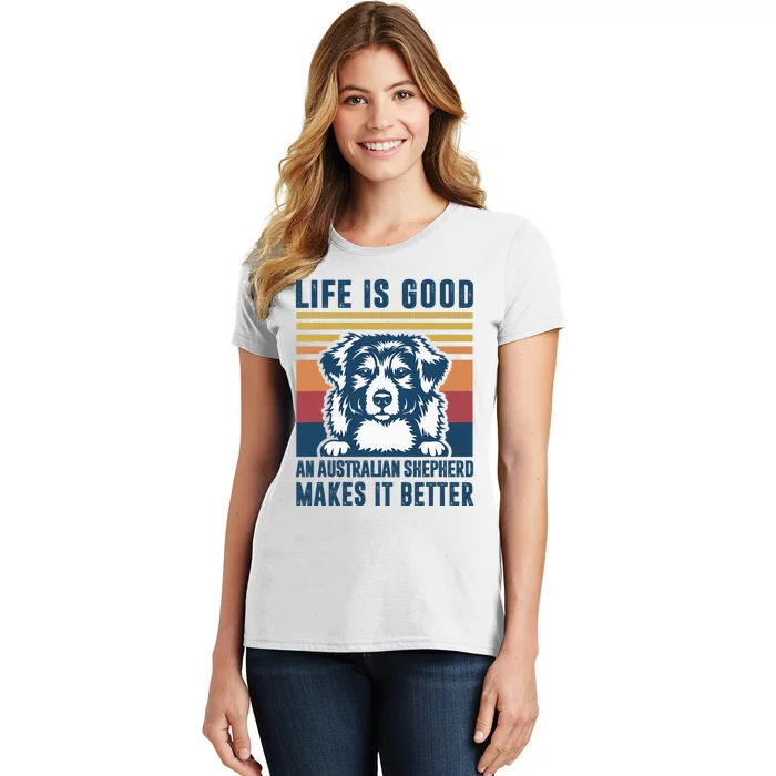 Australian Shepherd Dog Gifts Men Women Australian Shepherd Women's T-Shirt