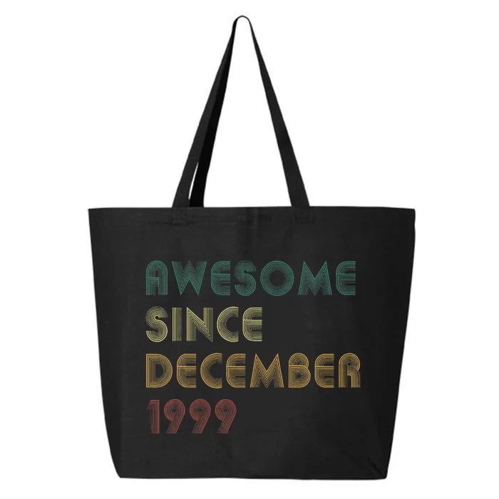 Awesome Since December 1999 Vintage Retro Birthday 25L Jumbo Tote