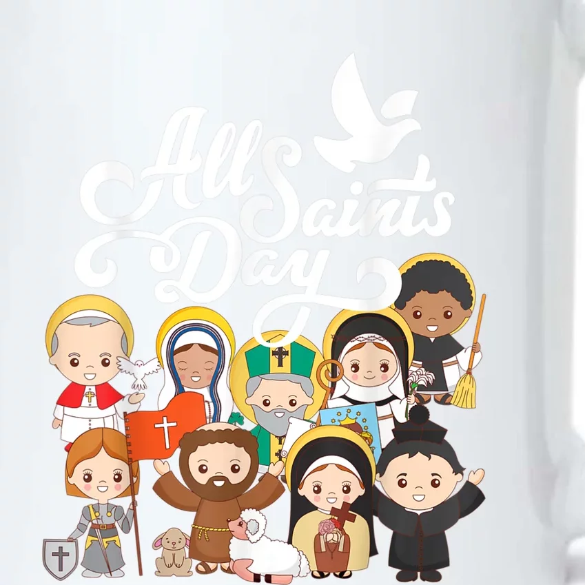 All Saints Day Kids Catholic St Francis Therese Joan Of Arc Black Color Changing Mug