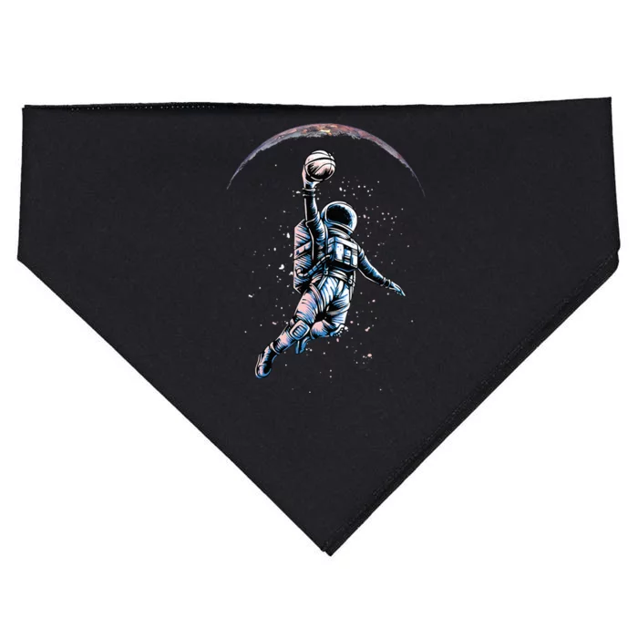 Astronaut Slam Dunk Space Basketball USA-Made Doggie Bandana