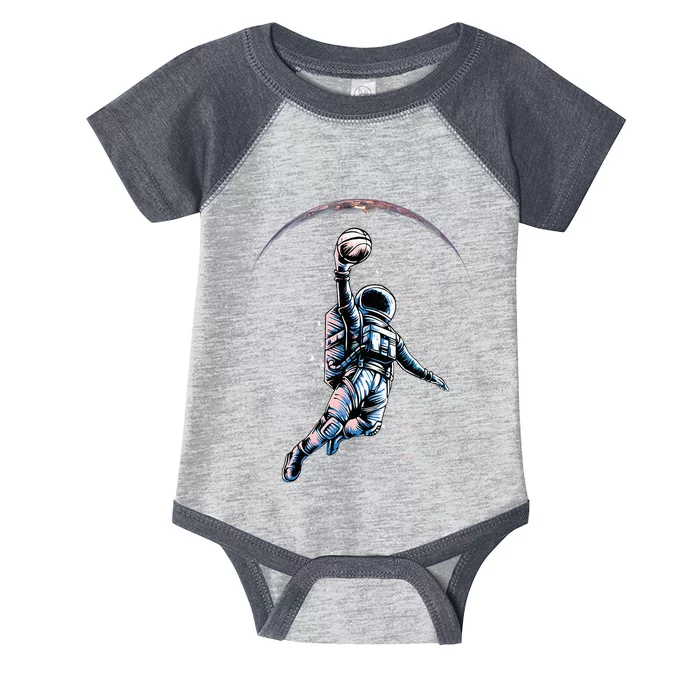 Astronaut Slam Dunk Space Basketball Infant Baby Jersey Bodysuit