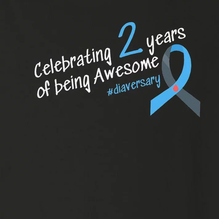 Awesome Second Diaversary Celebrating 2 years of being Toddler Long Sleeve Shirt