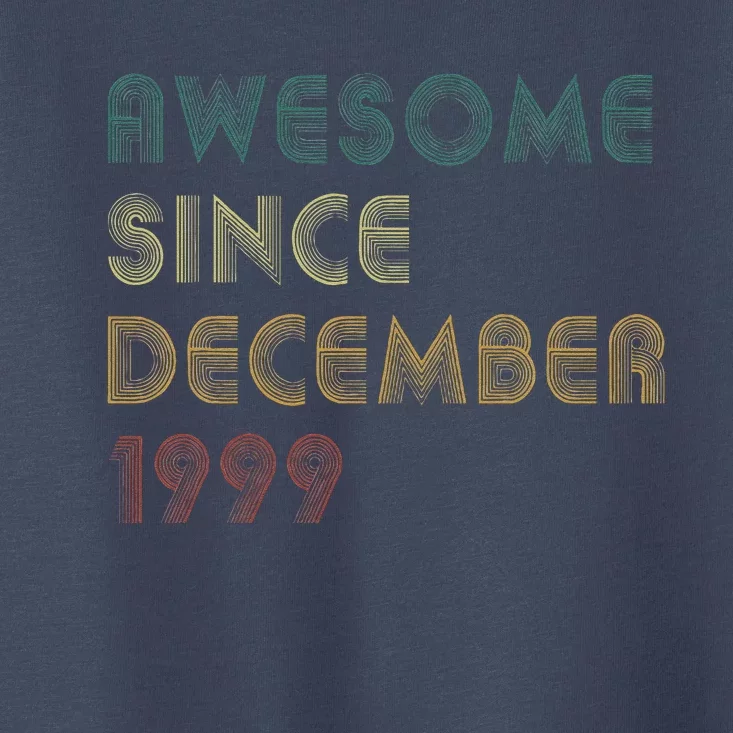 Awesome Since December 1999 Vintage Retro Birthday Toddler T-Shirt