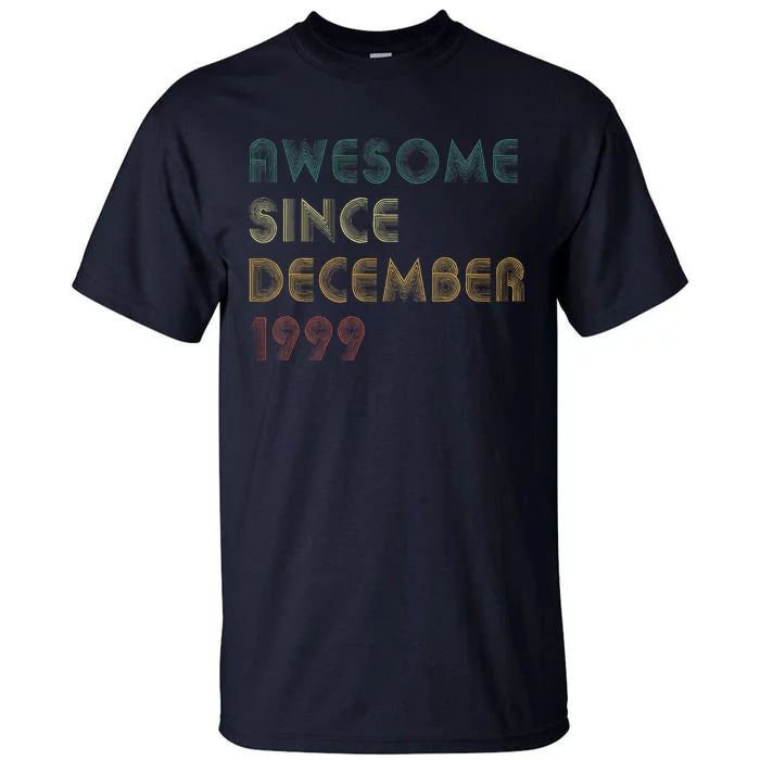 Awesome Since December 1999 Vintage Retro Birthday Tall T-Shirt