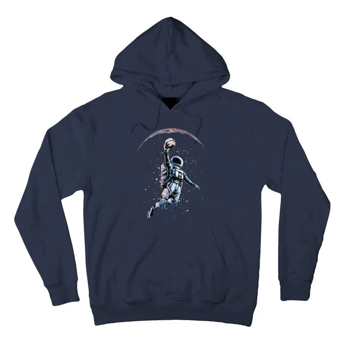 Astronaut Slam Dunk Space Basketball Lover Cool Universe Tall Hoodie