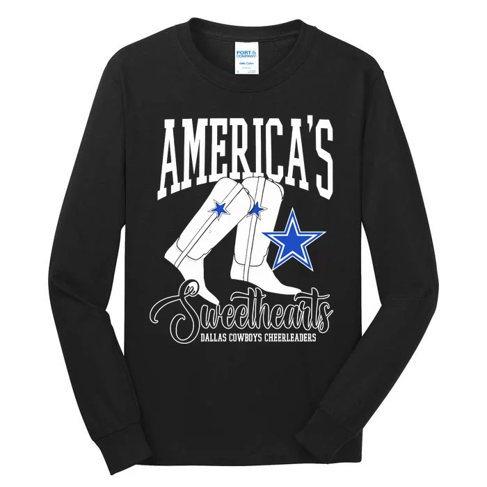 America’S Sweethearts Dallas Cowboy Cheerleaders Tall Long Sleeve T-Shirt