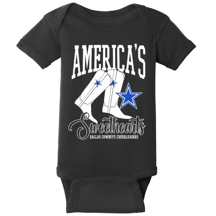 America’S Sweethearts Dallas Cowboy Cheerleaders Baby Bodysuit