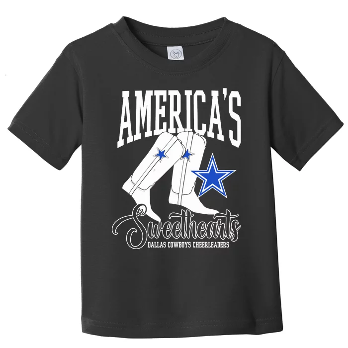 America’S Sweethearts Dallas Cowboy Cheerleaders Toddler T-Shirt