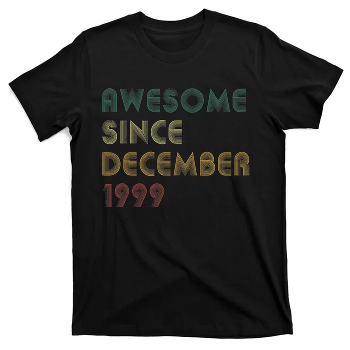 Awesome Since December 1999 Vintage Retro Birthday T-Shirt