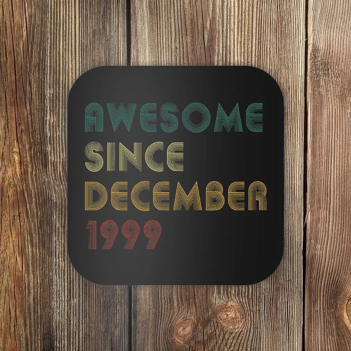 Awesome Since December 1999 Vintage Retro Birthday Coaster