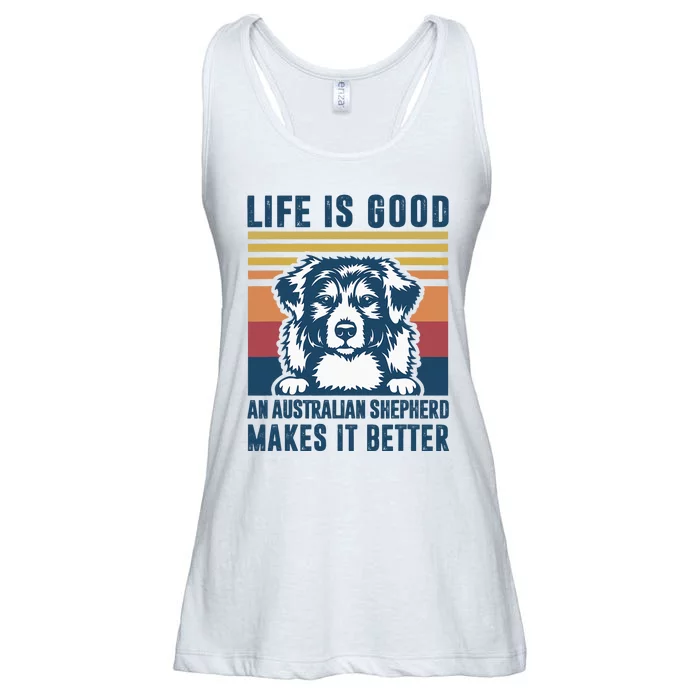 Australian Shepherd Dog Gifts Men Women Australian Shepherd Ladies Essential Flowy Tank