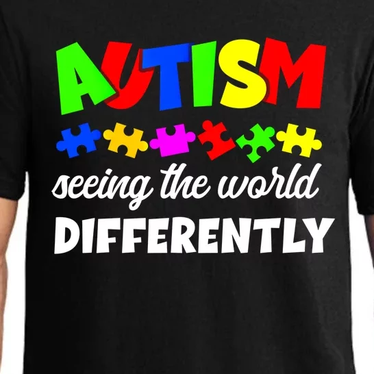 Autism Son Daughter Seeing The World Differently Gift Pajama Set