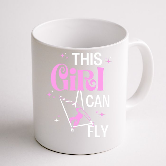 Aerial Silks Dancer Aerialist Air Yoga Acrobatics Women Gift Front & Back Coffee Mug