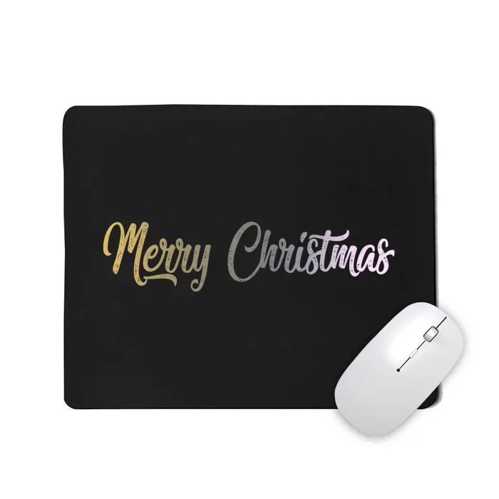 A Simple Design For Merry Christmas Mousepad