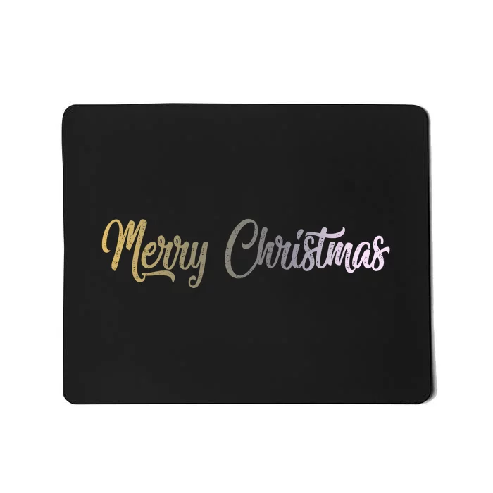 A Simple Design For Merry Christmas Mousepad