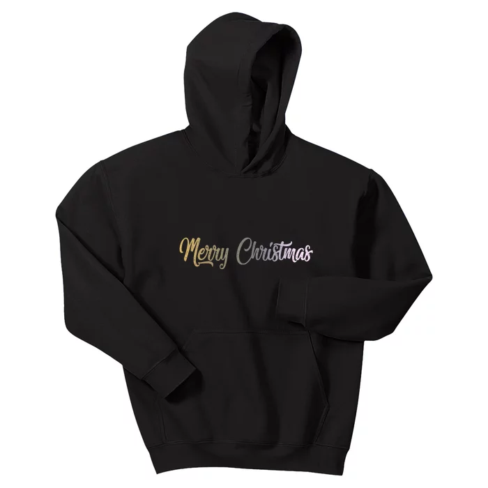 A Simple Design For Merry Christmas Kids Hoodie