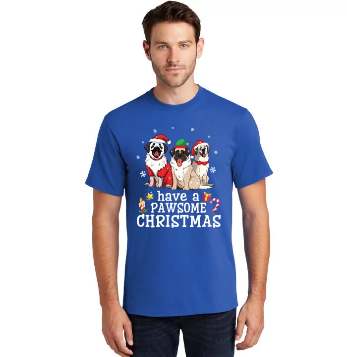 Anatolian Shepherd Dogs Merry Day Have A Pawsome Christmas Gift Tall T-Shirt