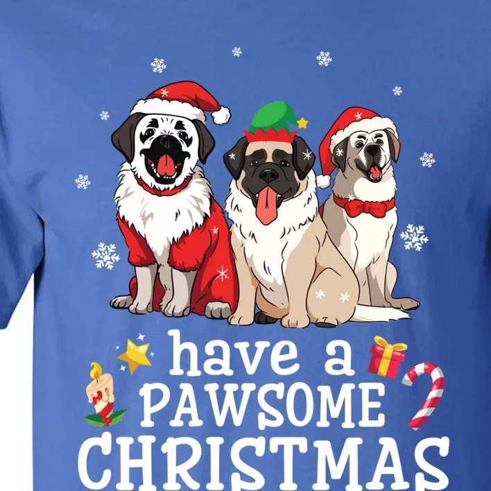 Anatolian Shepherd Dogs Merry Day Have A Pawsome Christmas Gift Tall T-Shirt