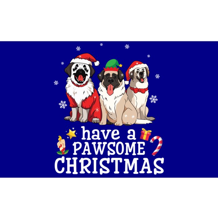 Anatolian Shepherd Dogs Merry Day Have A Pawsome Christmas Gift Bumper Sticker