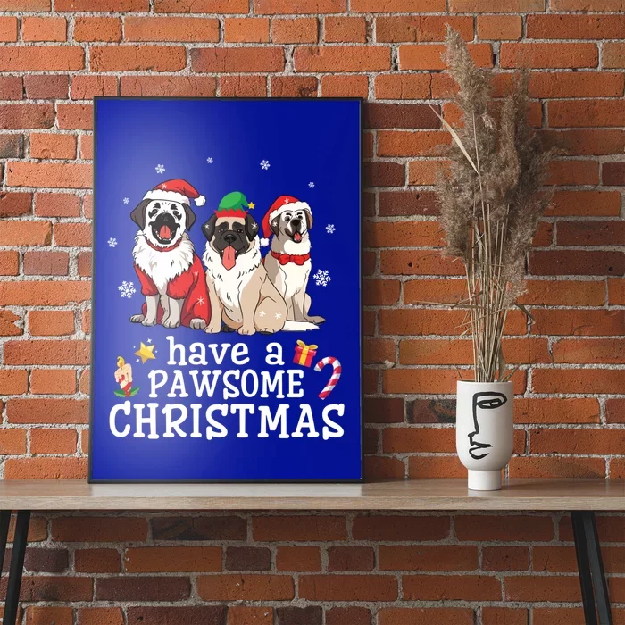 Anatolian Shepherd Dogs Merry Day Have A Pawsome Christmas Gift Poster