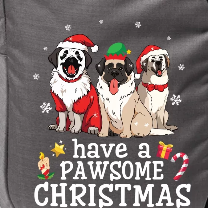 Anatolian Shepherd Dogs Merry Day Have A Pawsome Christmas Gift Impact Tech Backpack