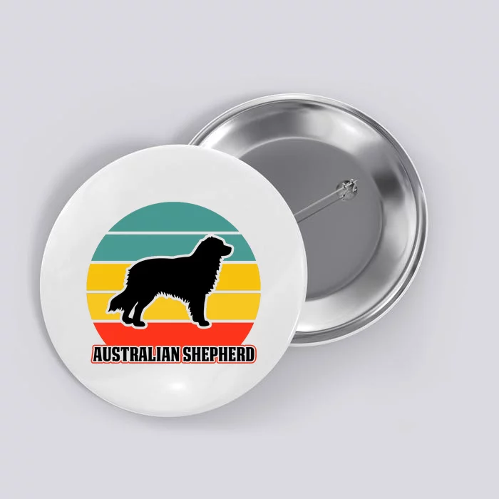 Australian Shepherd Dog Lover Graphic Button