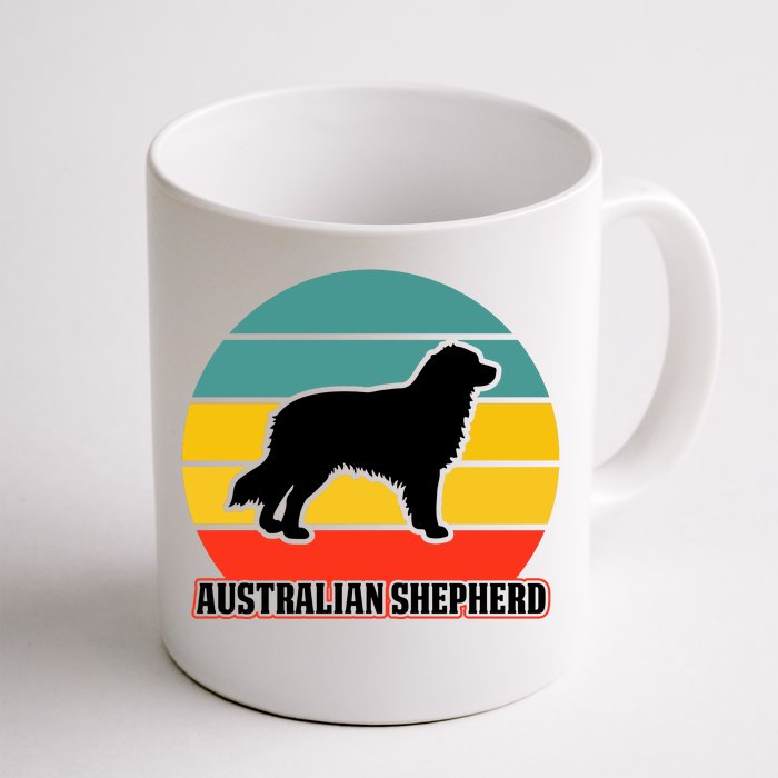 Australian Shepherd Dog Lover Graphic Front & Back Coffee Mug