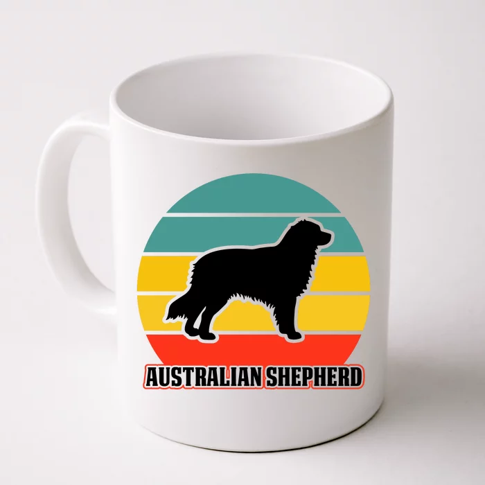 Australian Shepherd Dog Lover Graphic Front & Back Coffee Mug