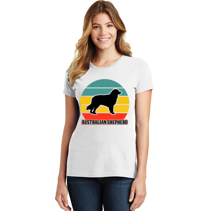 Australian Shepherd Dog Lover Graphic Women's T-Shirt