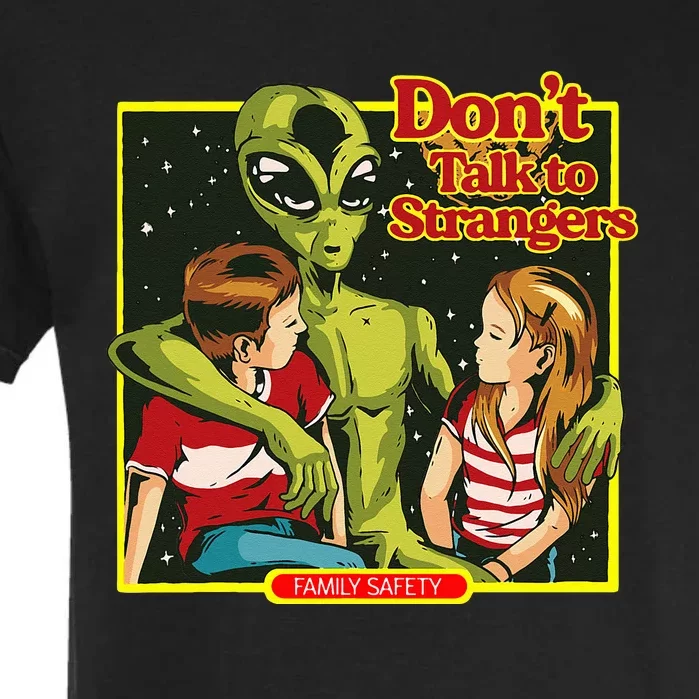 Alien Strangers Don't Talk UFO Garment-Dyed Heavyweight T-Shirt