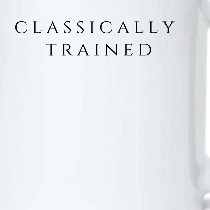 A Stylish Design That Says Classically Trained Gift Black Color Changing Mug